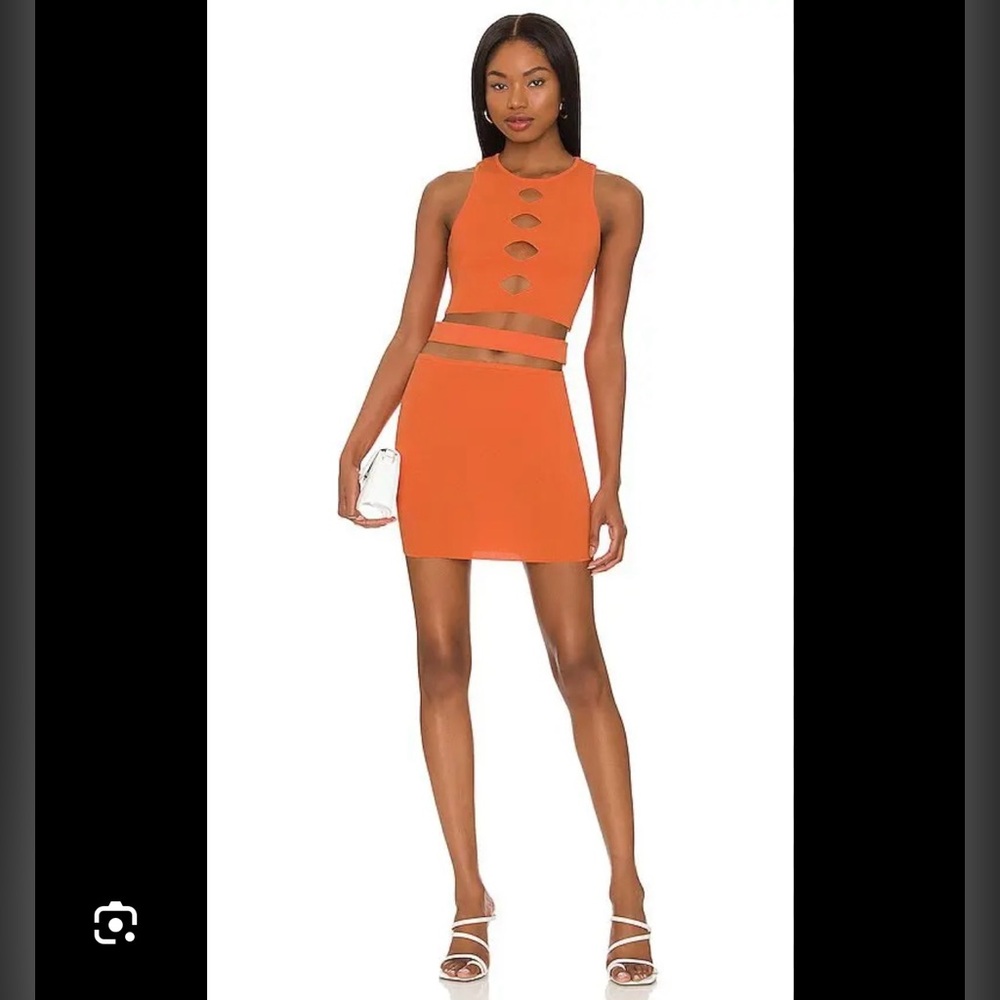 Superdown Palmer Cut Out Skirt Set